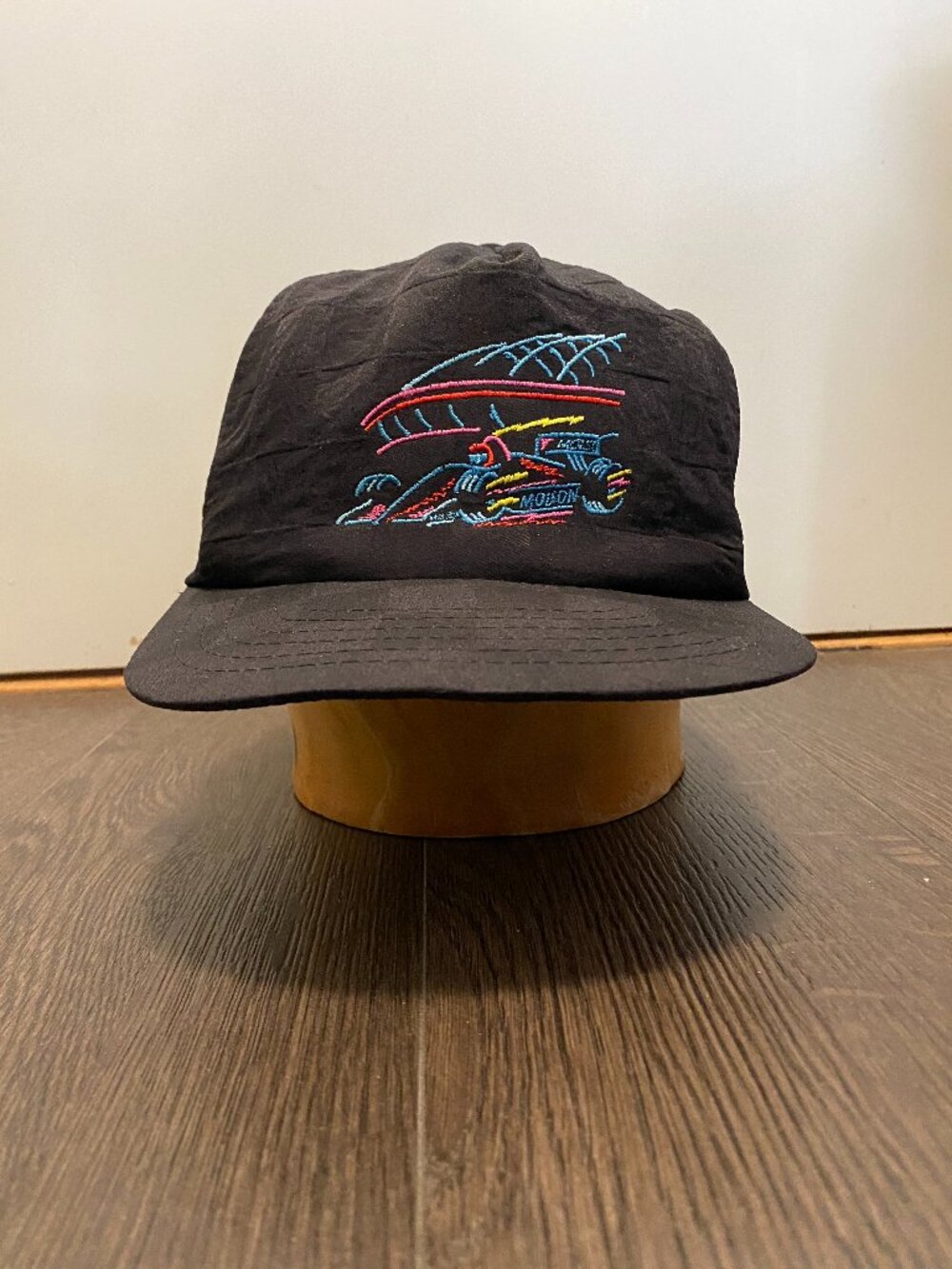 VINTAGE MOLSON INDY VANCOUVER EMBORIDERED SNAPBACK CHECKERED PATTERN HAT